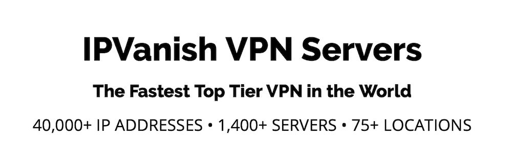 IP Vanish Servers