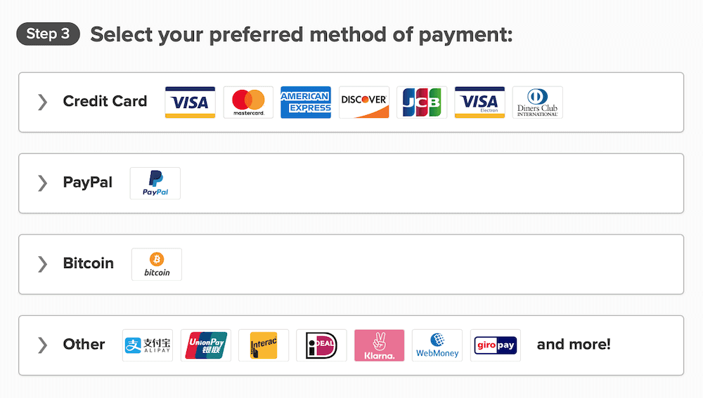 ExpressVPN Payment Methods